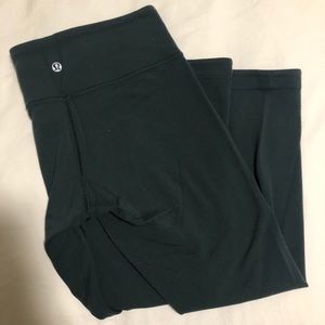 Hunter Green Lululemon Crop Pants